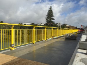 New section of the cycleway over the Whau River Bridge, open now!