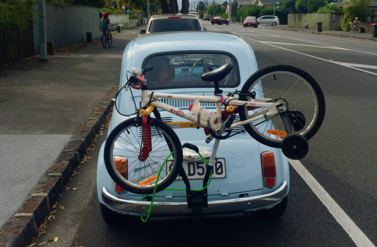 Supplementary vehicle number plates for rear bike racks Bike Auckland