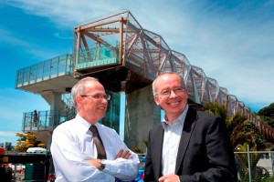 Stephen Town (NZTA) And Len Brown (Auckland Council)
