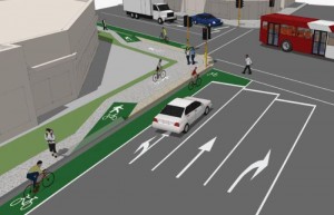 Cyclist sliplane: Another clever idea from the Christchurch design guide
