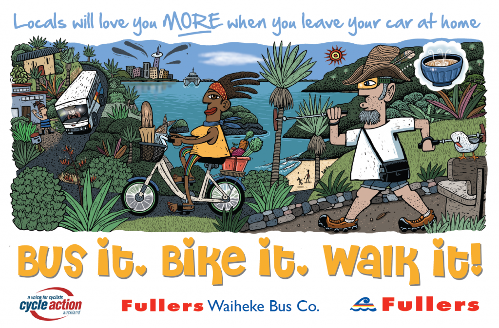 Fullers bus it bike it walk it