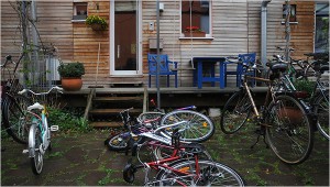 Vauban only allows walking and cycling in residential areas