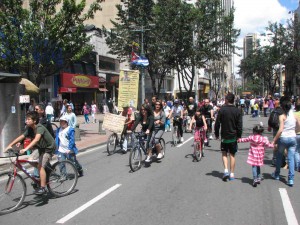 Ciclovia in Bogota