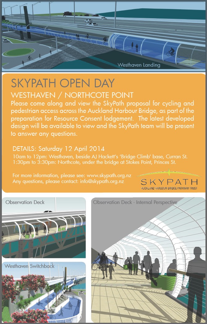 SkyPath Open Day poster