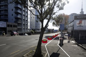 08 Nelson Street, Planter Box Cycleway Concept