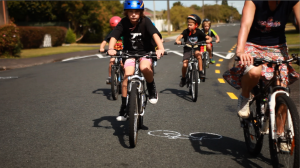 Te Atatu kids cycling video