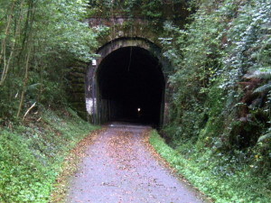 Light at the end of the tunnel (Shaugh Tunnel, Plym Cycleway, UK - not really directly related, but topical enough).