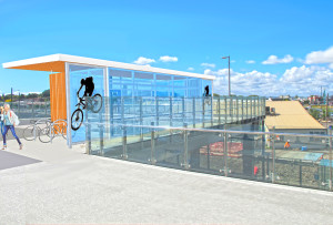 Panmure Bike Park - Option B1 - rear view 2