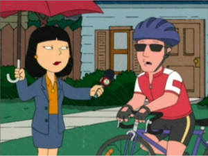 The Family Guy cyclist