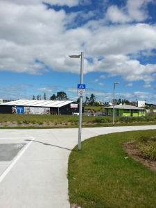 NW Cycleway - Coming from Concourse at top of Lincoln Road junction