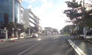 Wide streets are wide. Soon this one will have protected cycle lanes.