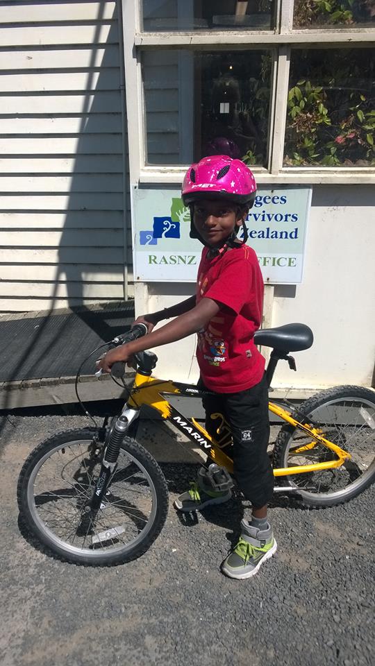 Says Diana: "This fantastic young man received a bike from us this week. He was so proud and happy and he couldn't stop smiling. Makes all the effort worth while." (via Facebook)