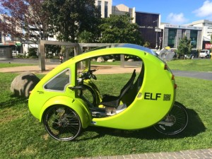A toast to your good ELF - the solar e-bike has landed!