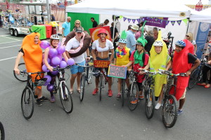 'Meals on Wheels', best dressed bike gang on the day. 
