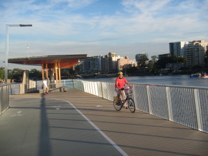 Brisbane New Farm river cycleway