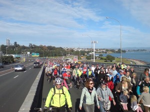 Remember when thousands of Aucklanders unexpectedly swarmed onto the bridge in 2009, for the 50th anniversary, determined to GetAcross in their lifetime!
