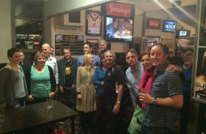 Skypath celebration gang at Northcote Tavern June 2015