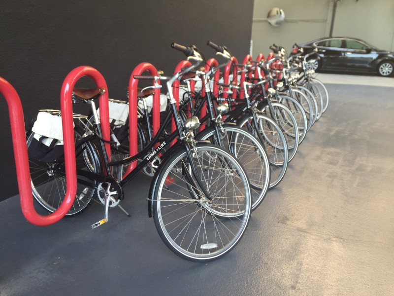 3 Hotel hire bikes