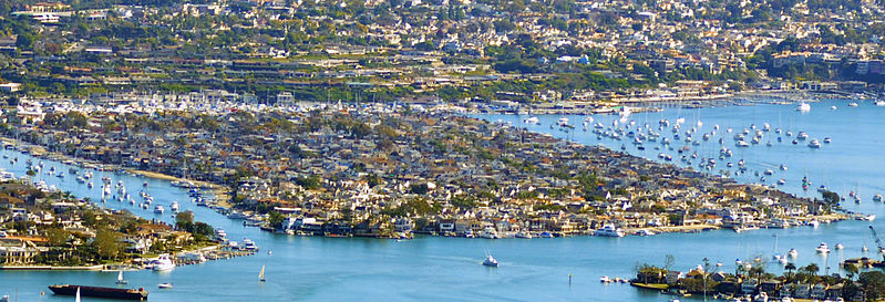 If anything, boat parking is at even more of a premium on Balboa Island! (Pic via Wikipedia) 