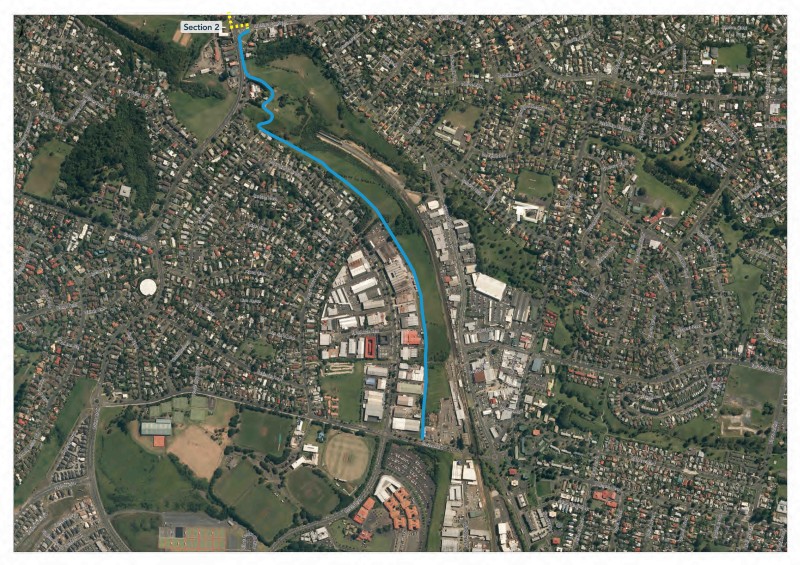 Stage one of the GI-Tamaki shared path, from Merton Road to St Johns Road. 