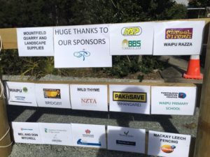Just some of the sponsors acknowledged on opening day.