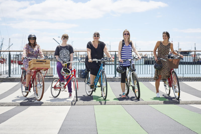 Team Xero (photo: Alicja Grosz, for Auckland Transport's Love My Ride campaign).