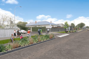 Time to make the point about healthy streets: the Pt Chev Streetscape project