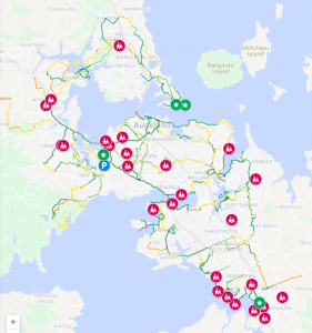 Bike Auckland's Discovery Map
