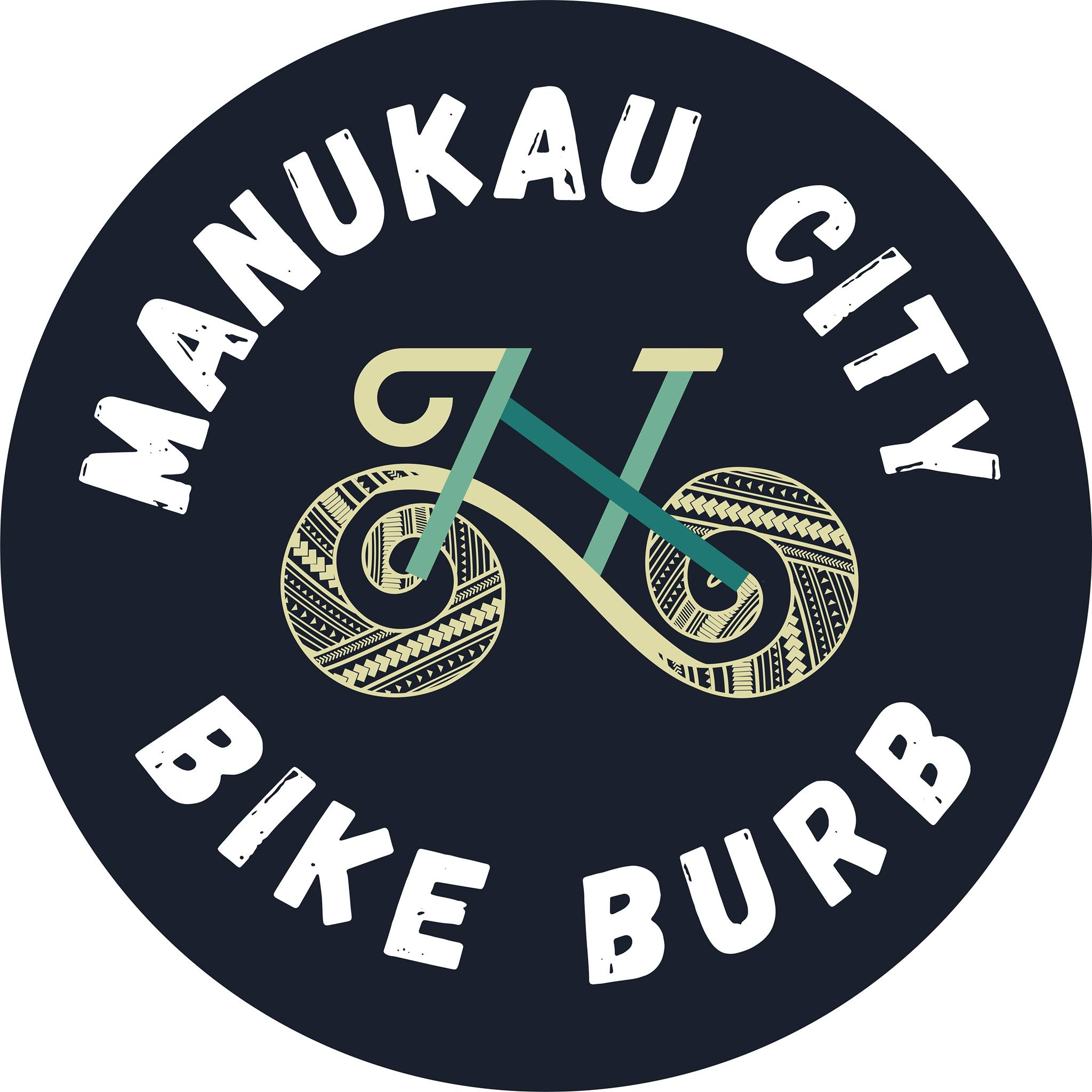 manukau city bike burb logo
