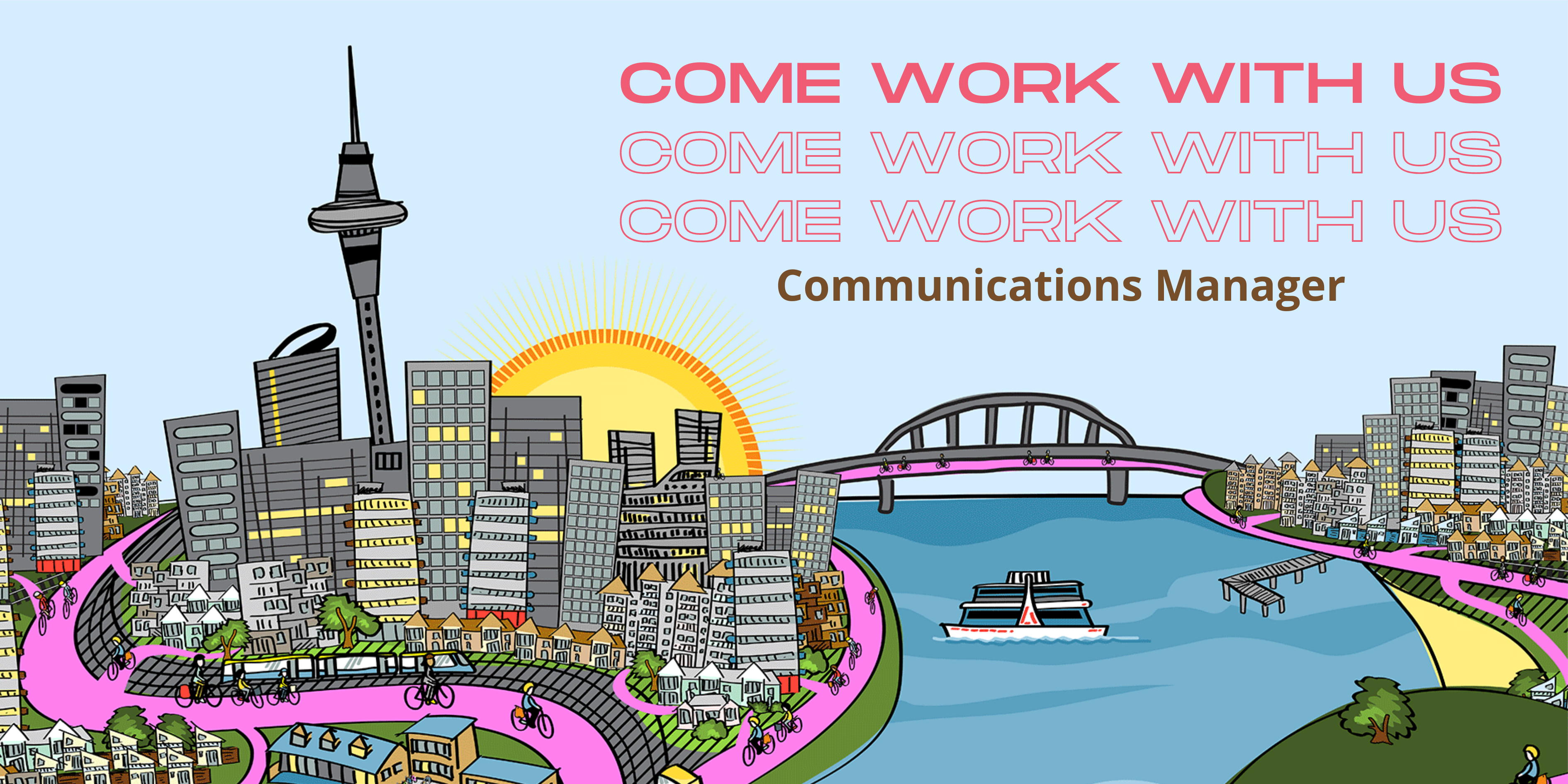 Come work with us – Communications Manager