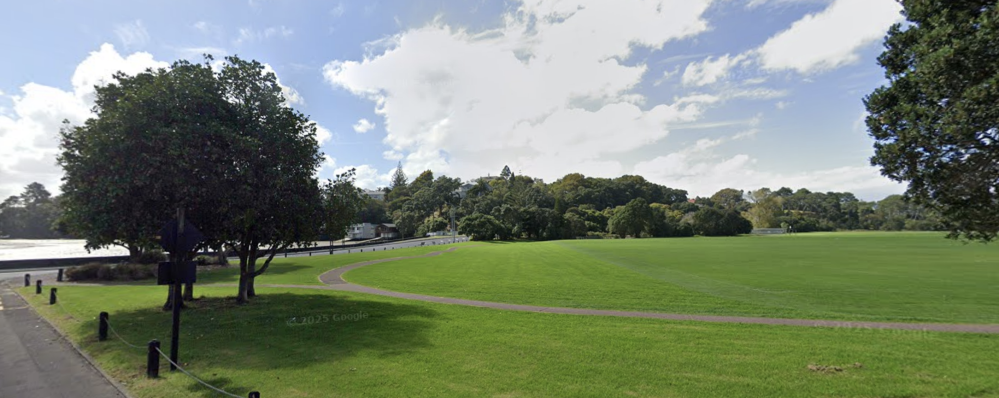 The northern edge path of Cox's Bay Reserve is not wide enough for purpose