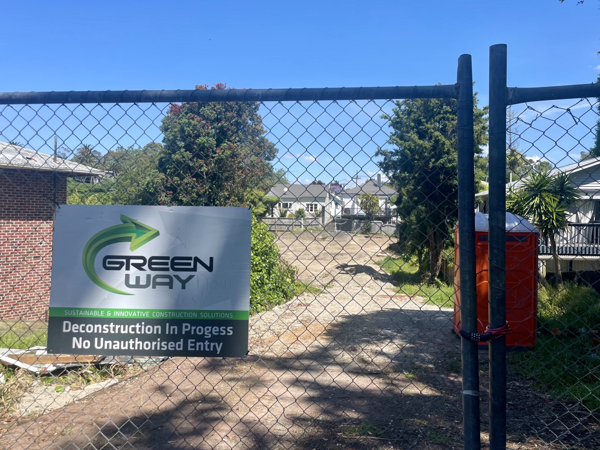 Hakanoa to Dryden greenway under construction in late 2024