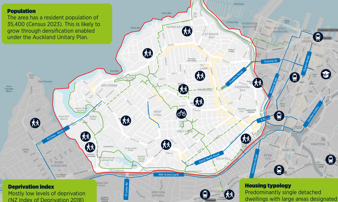 map of the area covered by the LAMP