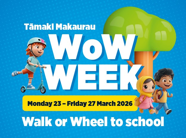 T?maki Makaurau WoW Week - walk or wheel to school