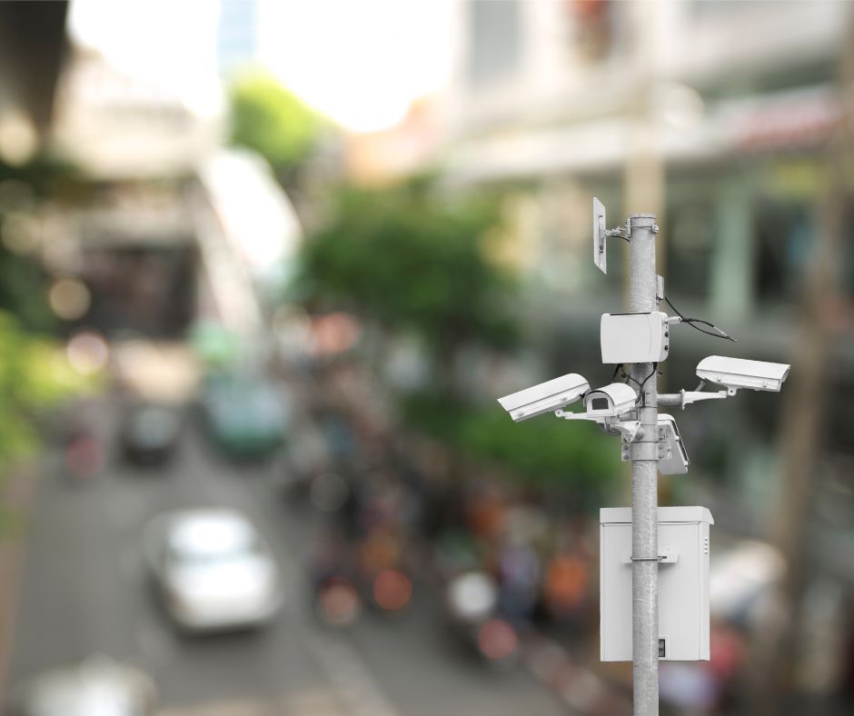 CCTV on street